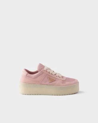 Downtown Bold Re-Nylon and Suede Sneakers