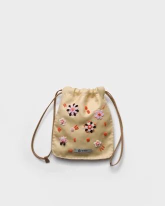 Embroidered Canvas Smartphone Case