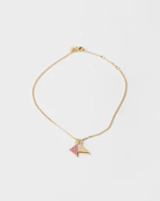 Enameled Metal Necklace