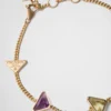 Eternal Gold Chain Bracelet in Yellow Gold and Semi-Precious Stones