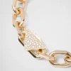 Eternal Gold Chain Necklace in Yellow Gold with Diamonds