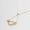Eternal Gold Cut-Out Pendant Necklace in Yellow Gold