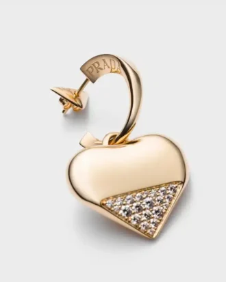 Eternal Gold Pendant Earrings – Yellow Gold and Diamonds