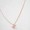 Eternal Gold Pendant Necklace in Rose Gold with Diamonds