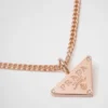 Eternal Gold Pendant Necklace in Rose Gold with Diamonds