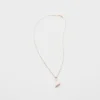 Eternal Gold Pendant Necklace in Rose Gold with Diamonds and Mother-Of-Pearl