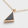 Eternal Gold Pendant Necklace in Yellow Gold with Diamonds and Onyx