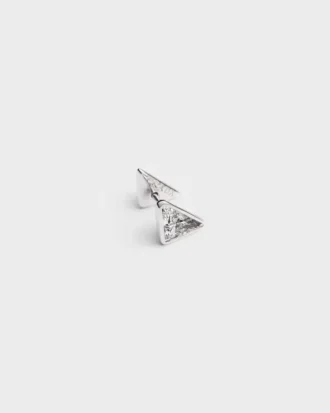 Eternal Gold Single Earring – White Gold and Laboratory-Grown Diamond