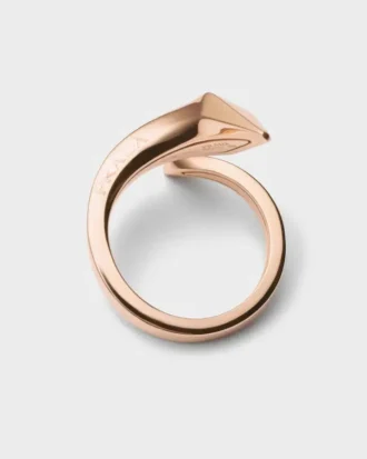 Eternal Gold Snake Mini Ring in Rose Gold