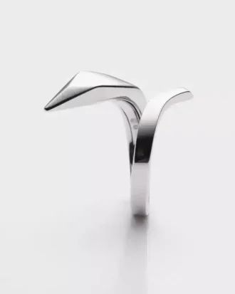 Eternal Gold Snake Mini Ring in White Gold