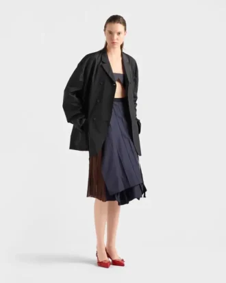 Faille Patchwork Skirt