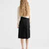 Flared Re-Nylon Skirt