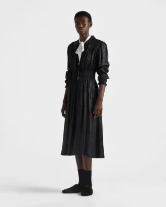 Floral Jacquard Dress