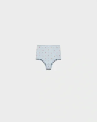 Floral Print Elasticized Cotton Panties