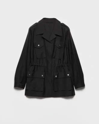 Garment-Dyed Kid Mohair Jacket