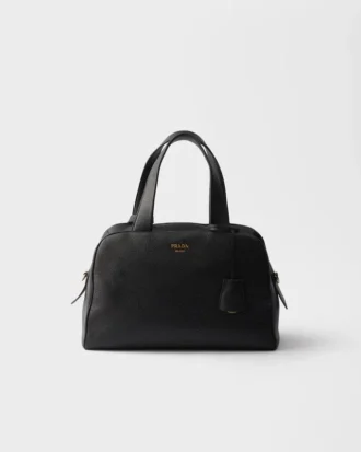 Large Leather Top-Handle Bag