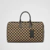 Large Prada Symbole Embroidered Fabric Travel Bag
