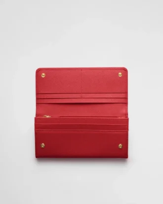 Large Saffiano Leather Wallet