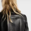Leather Blouson Jacket