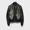 Leather Bomber Jacket