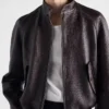 Leather Bomber Jacket