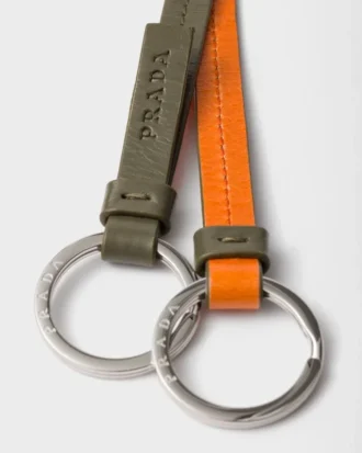 Leather Keychain Charm