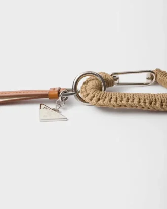 Leather Keychain Charm