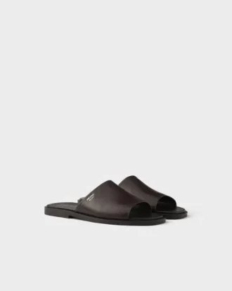 Leather Slides