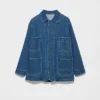 Light Denim Blouson Jacket