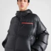 Light Re-Nylon Hooded Puffer Jacket
