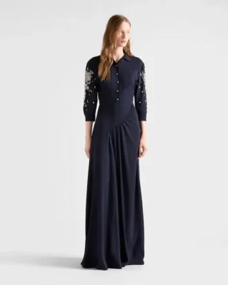 Long Embroidered Sabla Dress