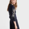 Long Embroidered Sabla Dress