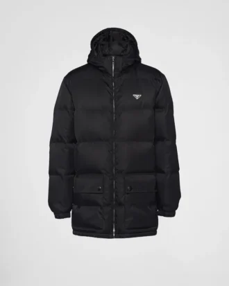 Long Re-Nylon Down Jacket