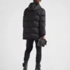 Long Re-Nylon Down Jacket