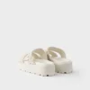 Matelassa Nappa Leather Flatform Slides