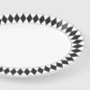 Medium Porcelain Serving Plate – Checkerboard