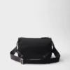 Medium Re-Nylon and Saffiano Leather Shoulder Bag