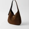 Medium Suede Shoulder Bag