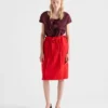 Melange Natta Midi Skirt
