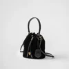Mini Velvet Bag with Nappa Leather Details