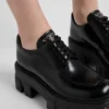 Monolith Brushed Leather Lace-Up Shoes