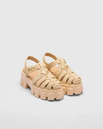Monolith Crochet Cage Sandals