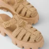 Monolith Crochet Cage Sandals