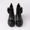 Monolith Leather and Re-Nylon Boots with Pouch