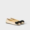 Mordora Nappa Leather Ballerinas with Bow