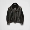Nappa Leather and Shearling Jacket