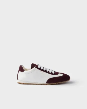 Nappa Leather and Suede Sneakers
