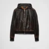 Nappa Leather Hoodie Jacket