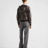 Nappa Leather Hoodie Jacket