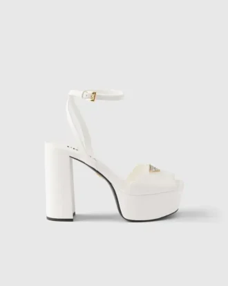 Nappa Leather Platform Sandals